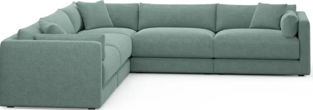 Malibu 5-Piece Sectional - Bridger Jade