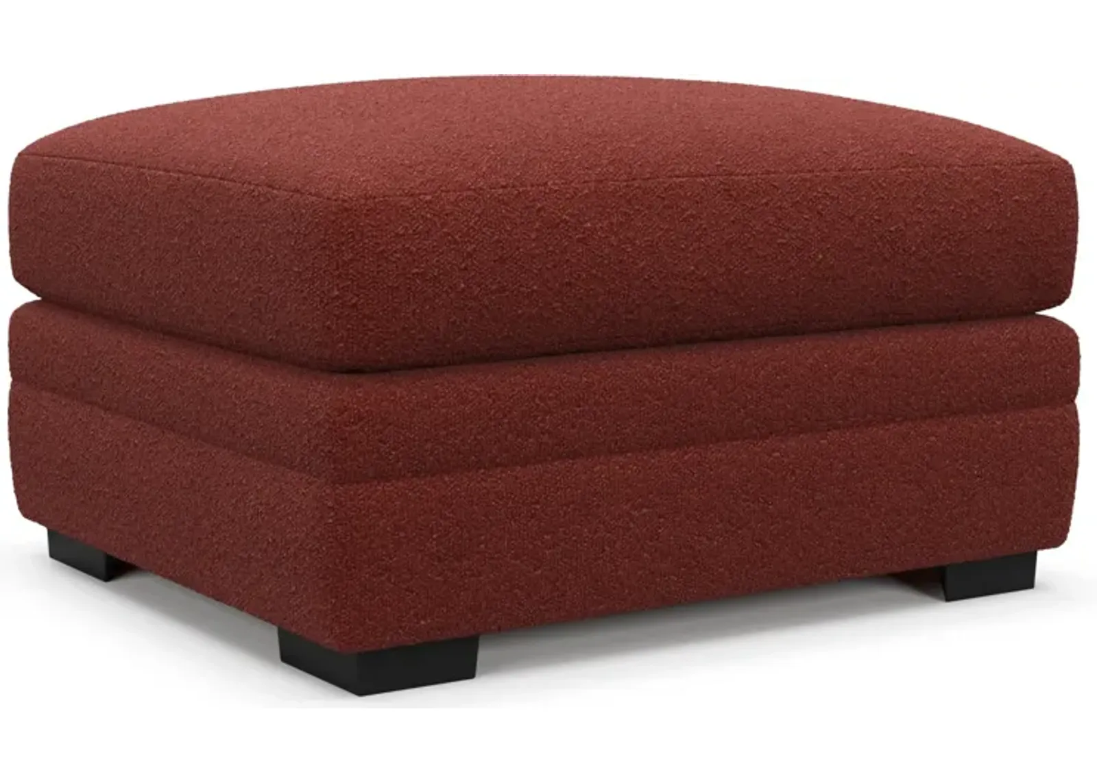 Winston Foam Comfort Ottoman - Bloke Brick