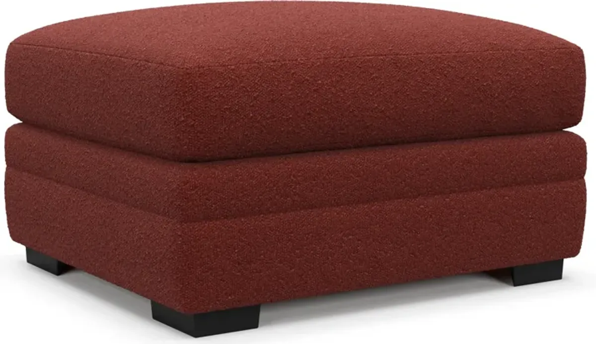 Winston Foam Comfort Ottoman - Bloke Brick