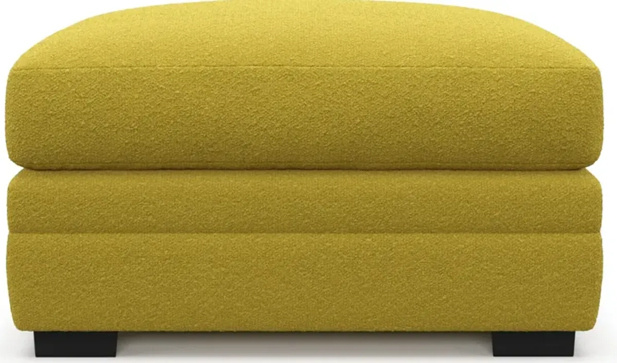 Winston Foam Comfort Ottoman - Bloke Goldenrod