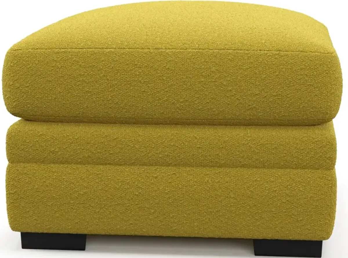 Winston Foam Comfort Ottoman - Bloke Goldenrod