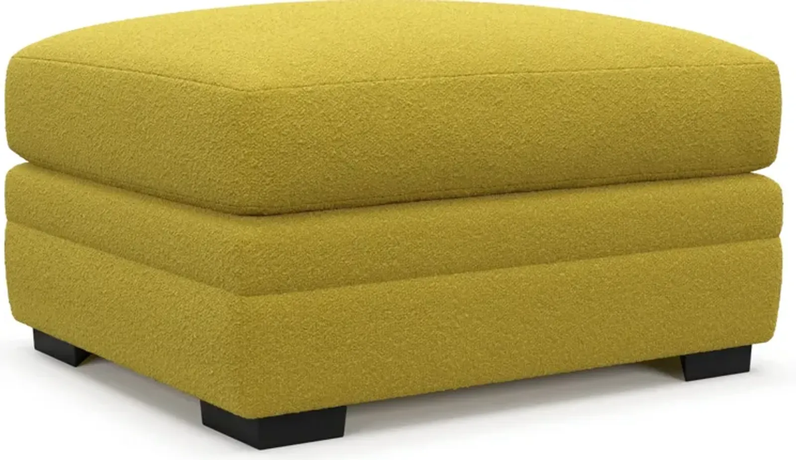 Winston Foam Comfort Ottoman - Bloke Goldenrod