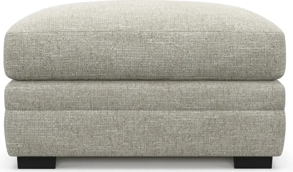 Winston Foam Comfort Ottoman - M Ivory