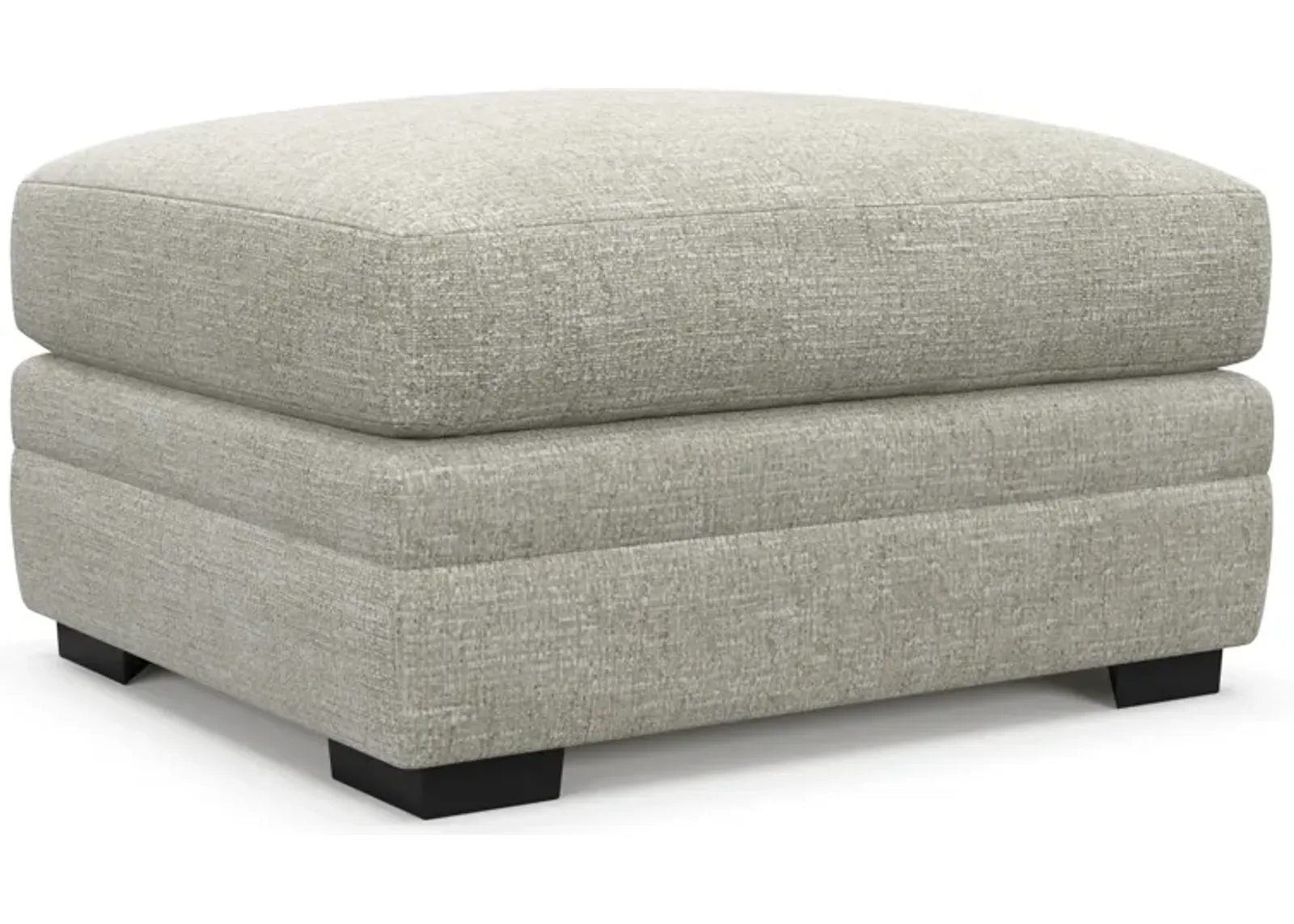 Winston Foam Comfort Ottoman - M Ivory