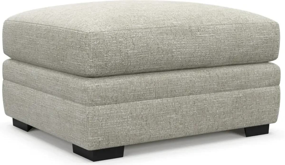 Winston Foam Comfort Ottoman - M Ivory