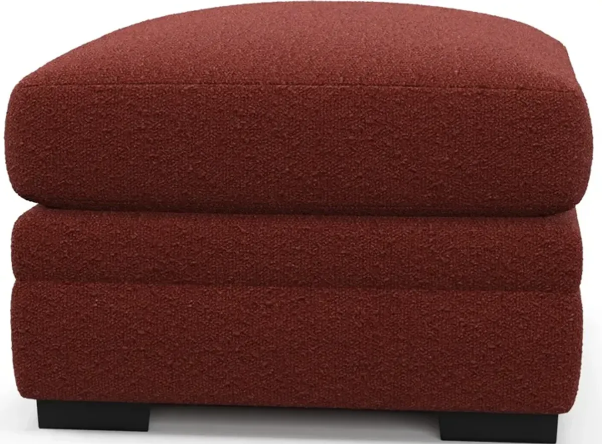 Winston Hybrid Comfort Ottoman - Bloke Brick