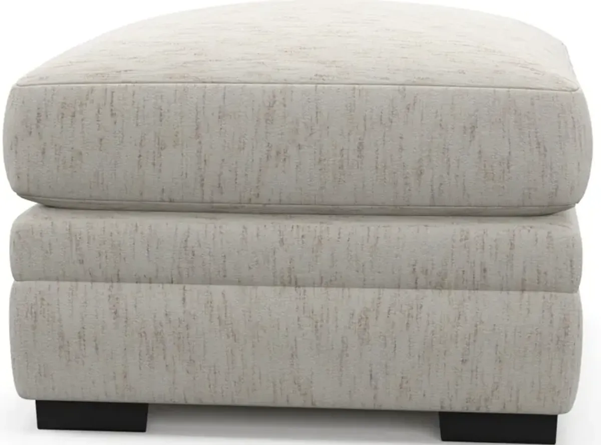 Winston Hybrid Comfort Ottoman - P.T. Cream