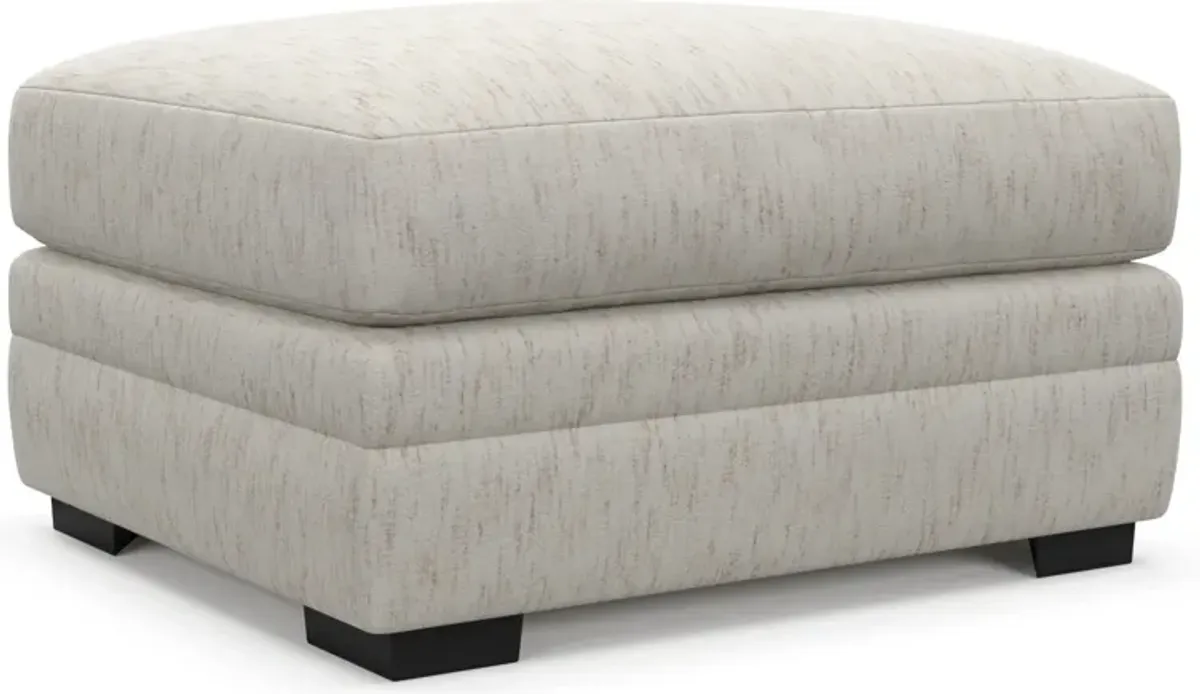 Winston Hybrid Comfort Ottoman - P.T. Cream