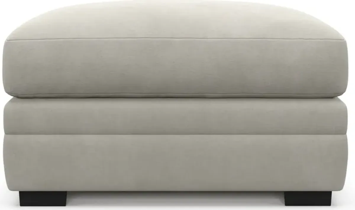 Winston Hybrid Comfort Ottoman - Laurent Beach