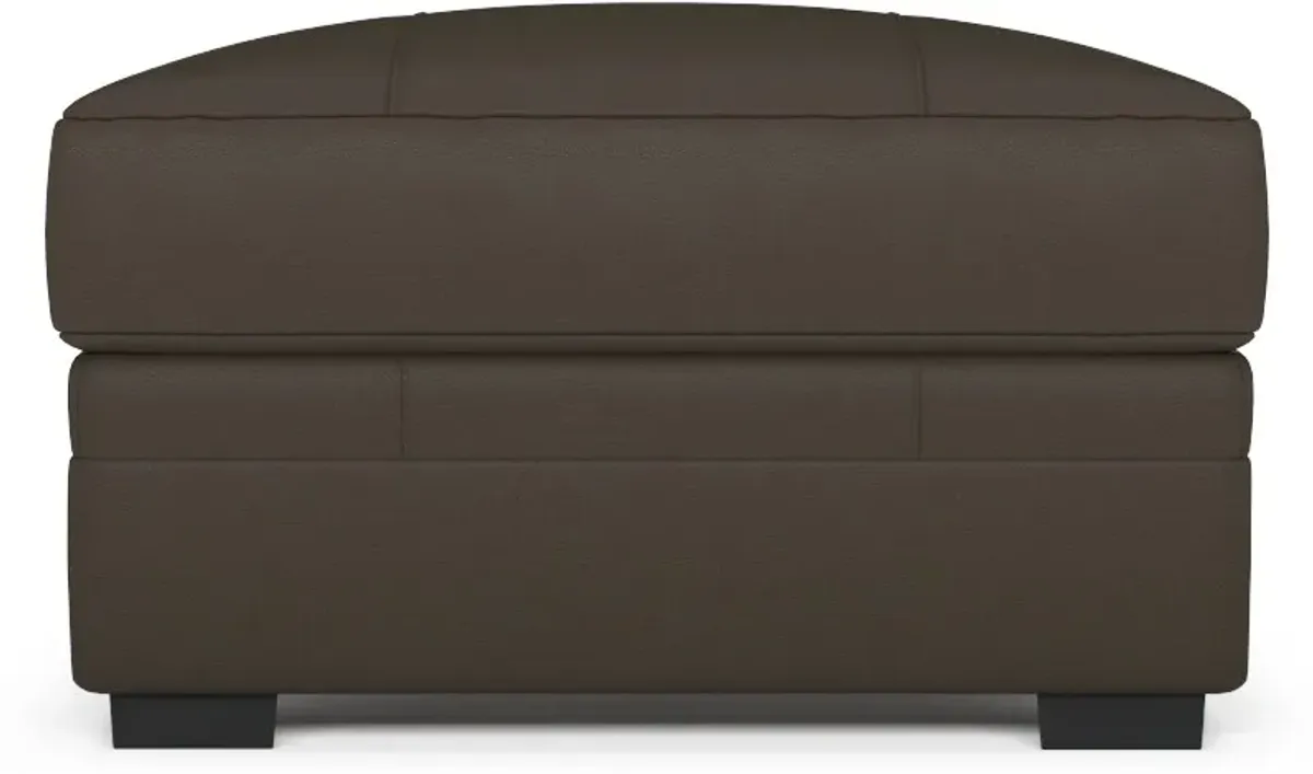 Winston Foam Comfort Ottoman - Siena Dark Stone