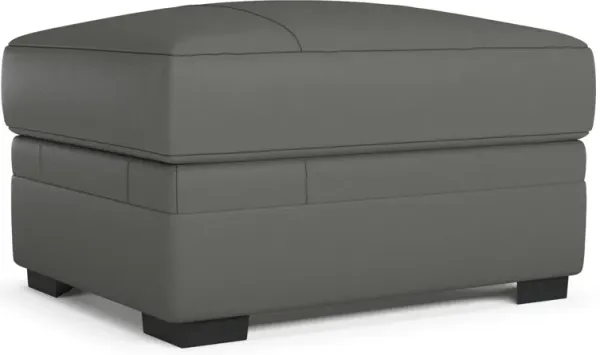 Winston Foam Comfort Ottoman - Siena Light Gray