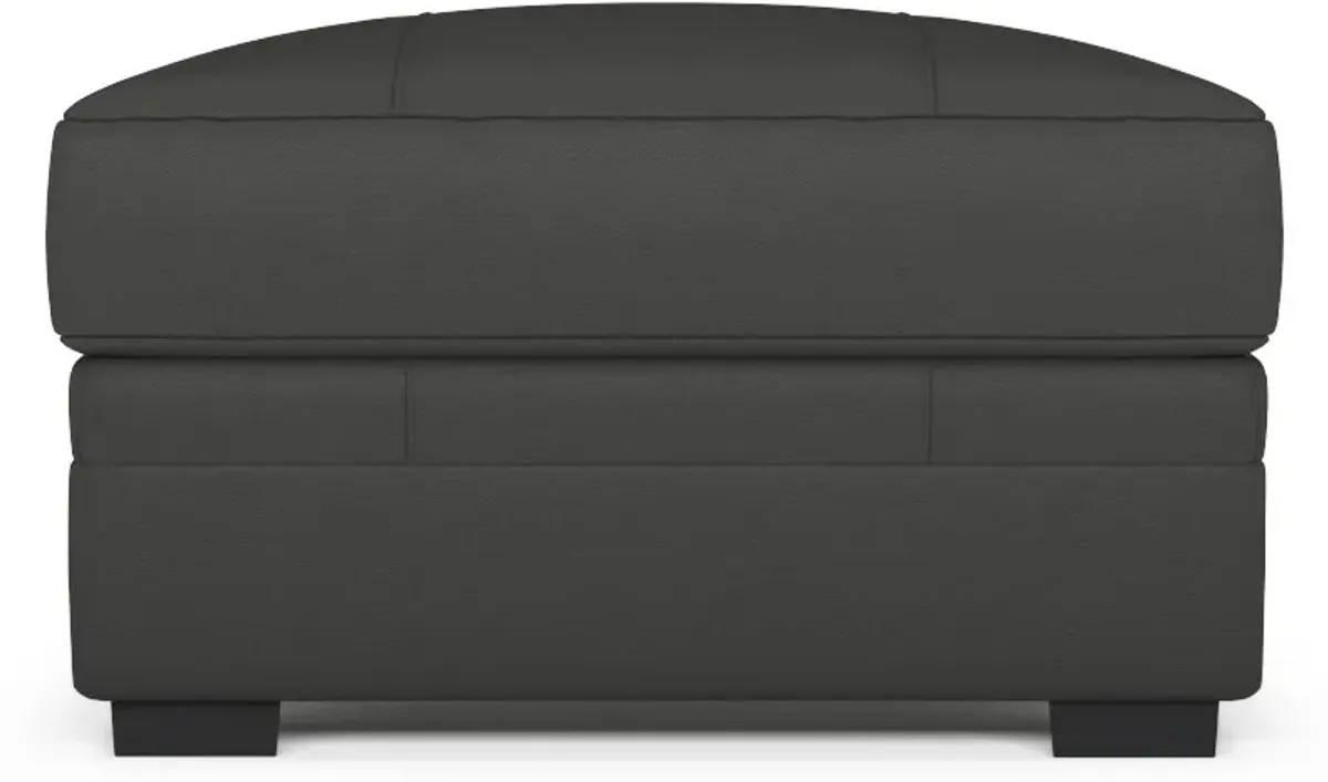 Winston Foam Comfort Ottoman - Siena Steel