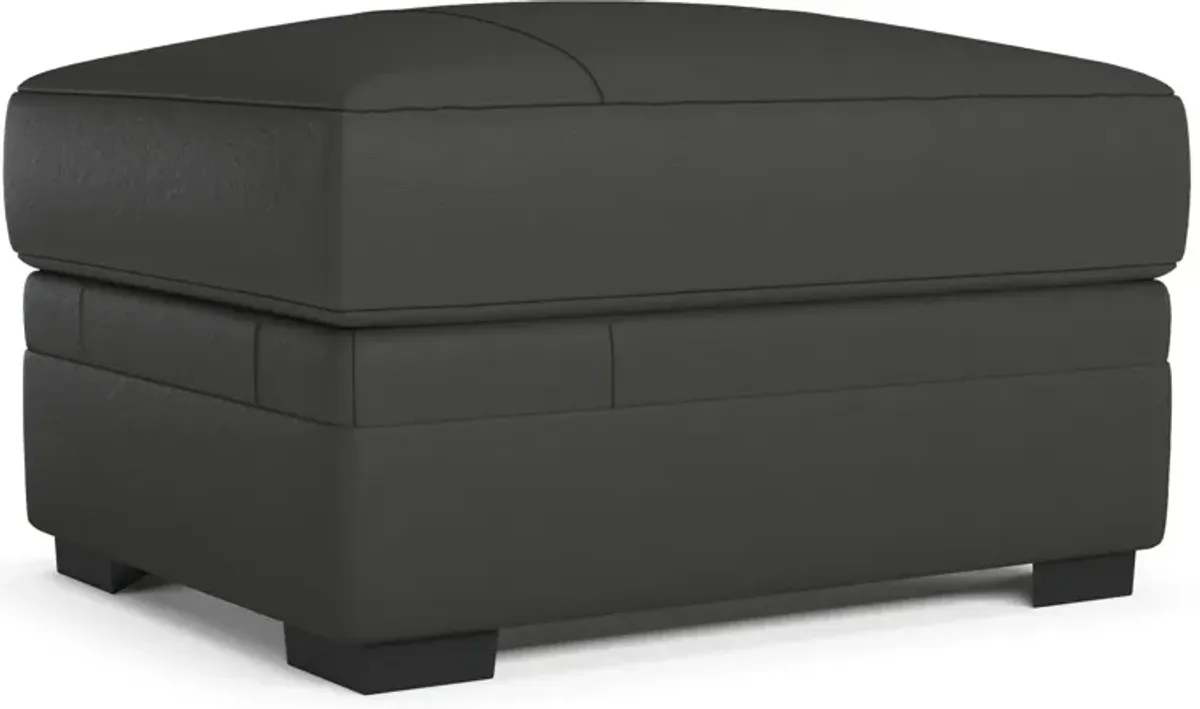 Winston Foam Comfort Ottoman - Siena Steel