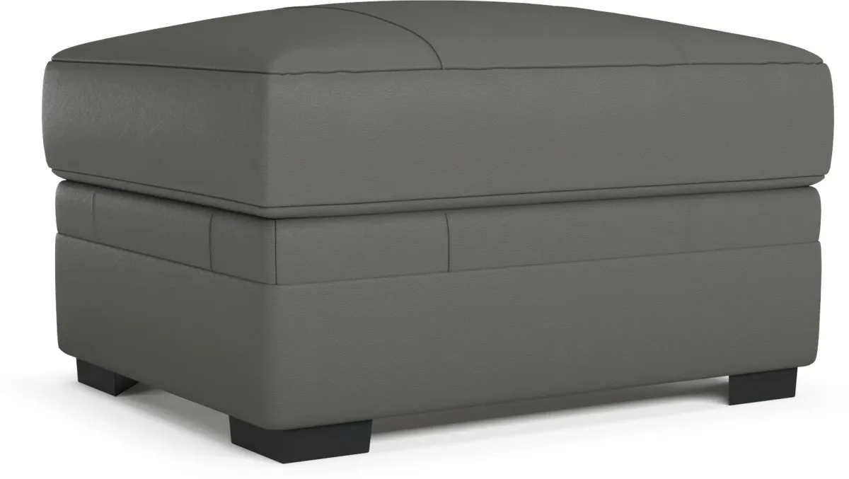 Winston Hybrid Comfort Ottoman - Siena Light Gray