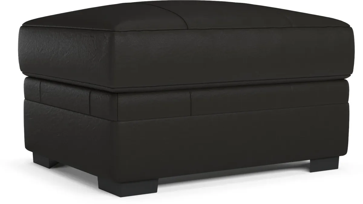 Winston Hybrid Comfort Ottoman - Siena Dark Brown