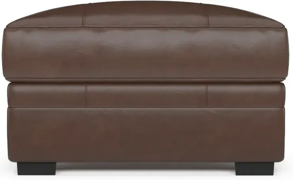 Winston Foam Comfort Ottoman - Bruno Hickory