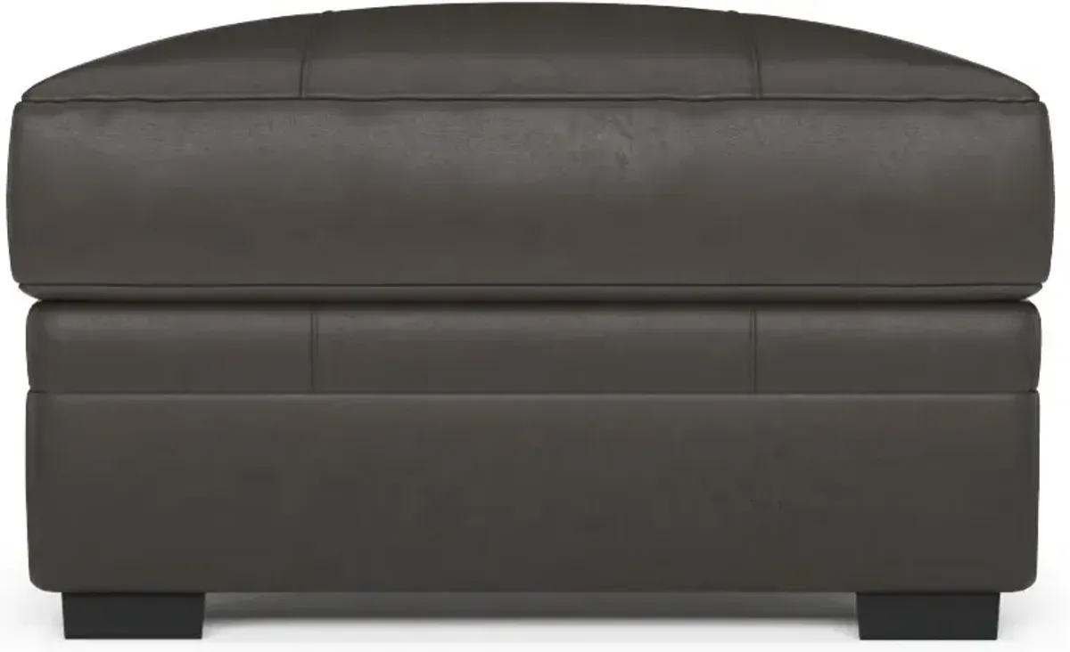 Winston Foam Comfort Ottoman - Bruno Storm