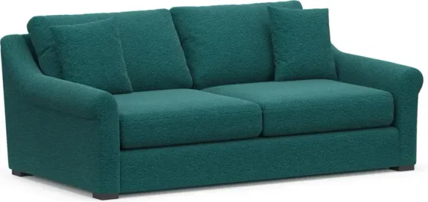 Bowery Foam Comfort 87'' Sleeper Sofa - Bloke Peacock