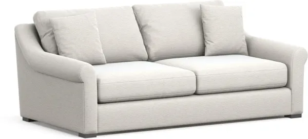 Bowery Foam Comfort 87'' Sleeper Sofa - Living Large White