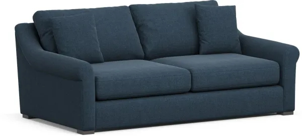 Bowery Foam Comfort 87'' Sleeper Sofa - Broderick Indigo