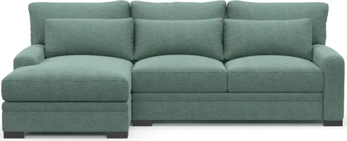 Winston Hybrid Comfort Eco Performance 2-Piece Sectional - Bridger Jade