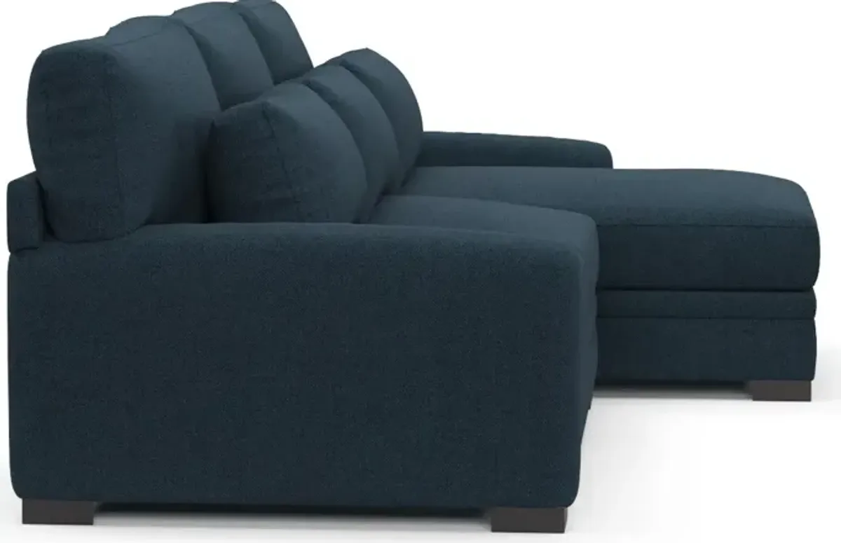 Winston Foam Comfort Eco Performance 2-Piece Sectional - Broderick Indigo