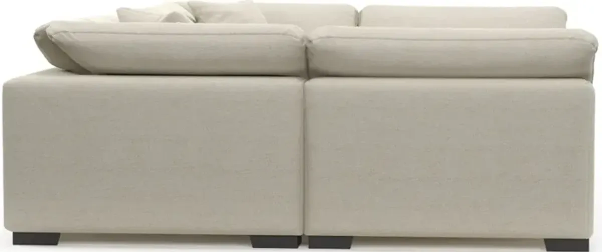 Plush Feathered Comfort 6-Piece Pit Sectional - Curious Pearl