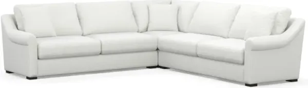 Bowery Foam Comfort 3-Piece Sleeper Sectional - Contessa Vanilla