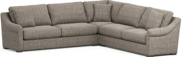 Bowery Foam Comfort 3-Piece Sleeper Sectional - Mason Flint