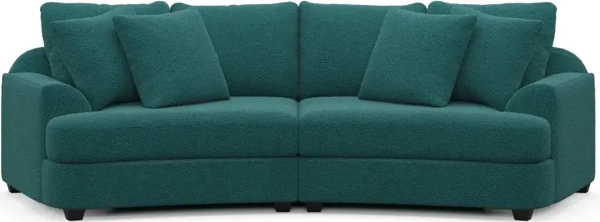 Skylar 2-Piece Sofa - Bloke Peacock
