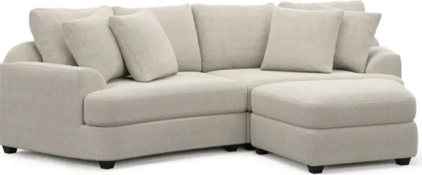 Skylar 3-Piece Sectional with Right-Facing Ottoman - Mason Porcelain