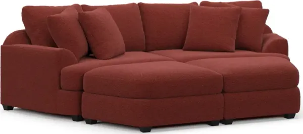 Skylar 4-Piece Pit Sectional - Bloke Brick