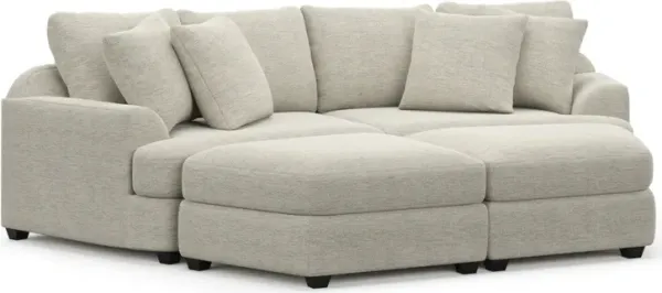 Skylar 4-Piece Pit Sectional - Merino Chalk
