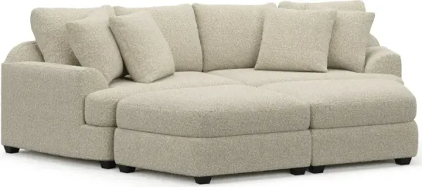 Skylar 4-Piece Pit Sectional - Bloke Cotton