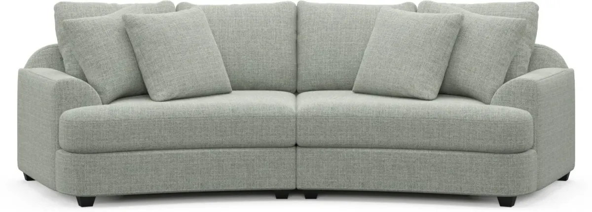 Skylar 2-Piece Sofa - Broderick Sea Glass