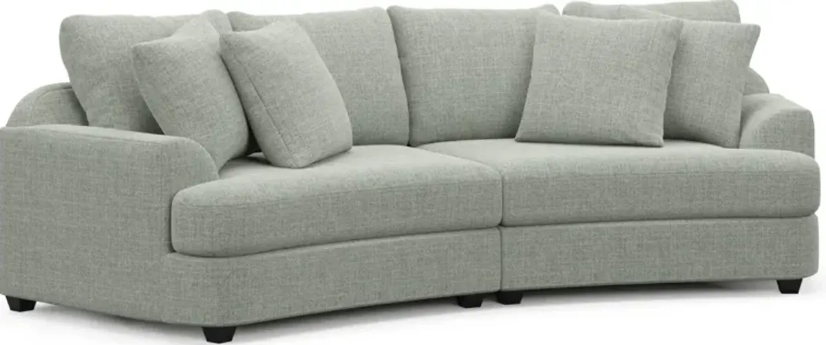 Skylar 2-Piece Sofa - Broderick Sea Glass
