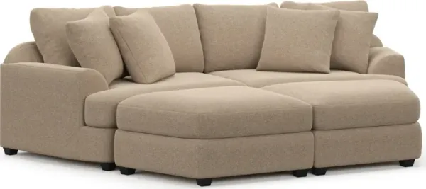 Skylar 4-Piece Pit Sectional - Liv Wicker