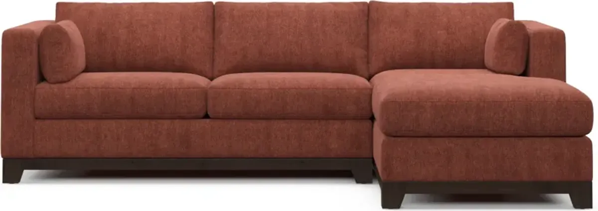 Brentwood Foam Comfort Sectional - Contessa Paprika