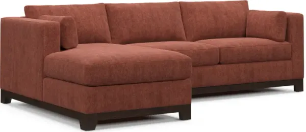 Brentwood Foam Comfort Sectional - Contessa Paprika