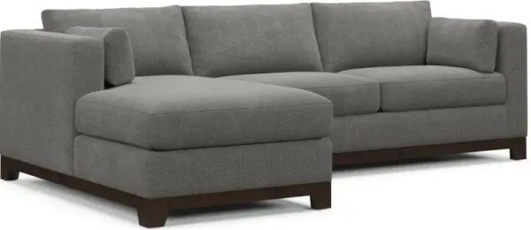 Brentwood Foam Comfort Sectional - Living Large Charcoal