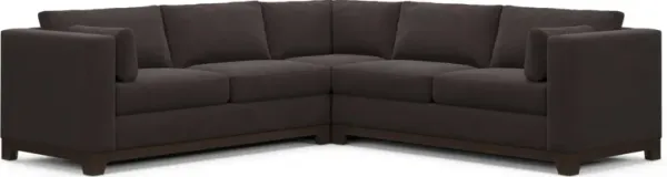 Brentwood Foam Comfort Sectional - Merrimac Dark Brown