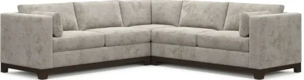 Brentwood Foam Comfort Sectional - Hearth Cement