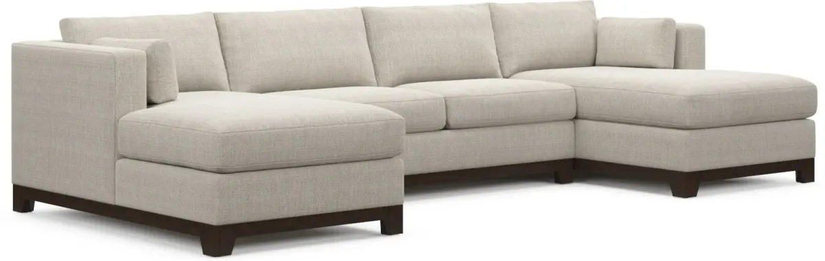 Brentwood Foam Comfort 3 Pc. Living Room - Mason Porcelain