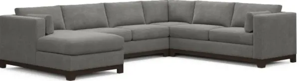 Brentwood Foam Comfort 4 Pc. Living Room - Living Large Charcoal