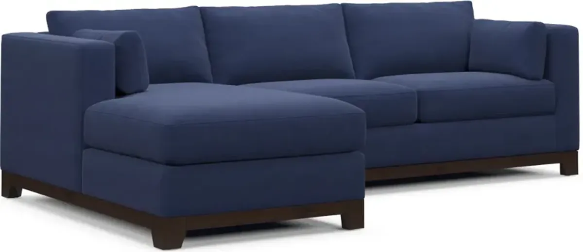 Brentwood Hybrid Comfort Sectional - Abington Indigo