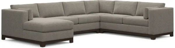 Brentwood Foam Comfort 4 Pc. Living Room - Bridger Metal