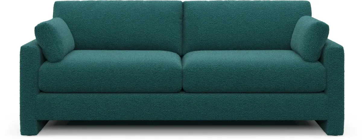 Forbes Foam Comfort Sofa - Bloke Peacock