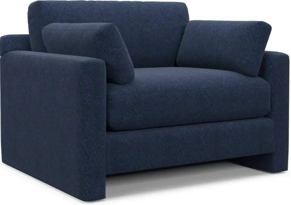 Forbes Foam Comfort Chair and a Half - Oslo Navy
