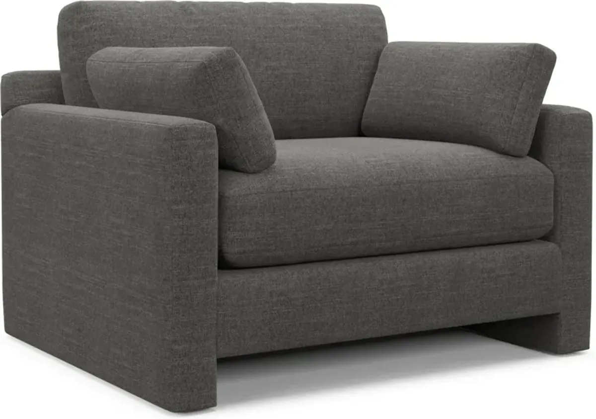 Forbes Foam Comfort Chair and a Half - Curious Charcoal