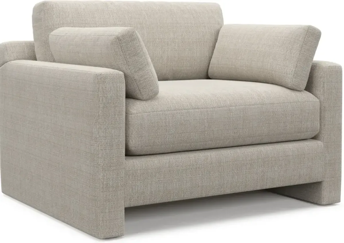 Forbes Foam Comfort Chair and a Half - Mason Porcelain